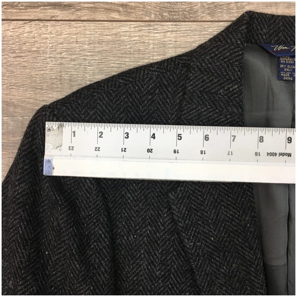 VINTAGE‎ FARAH Mens Tweed Blazer Sport Coat Casual Jacket Size 42R Wool Suit